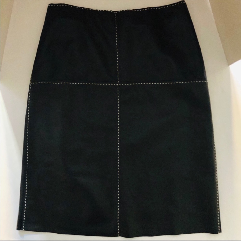 Poleci Black A-Line Skirt